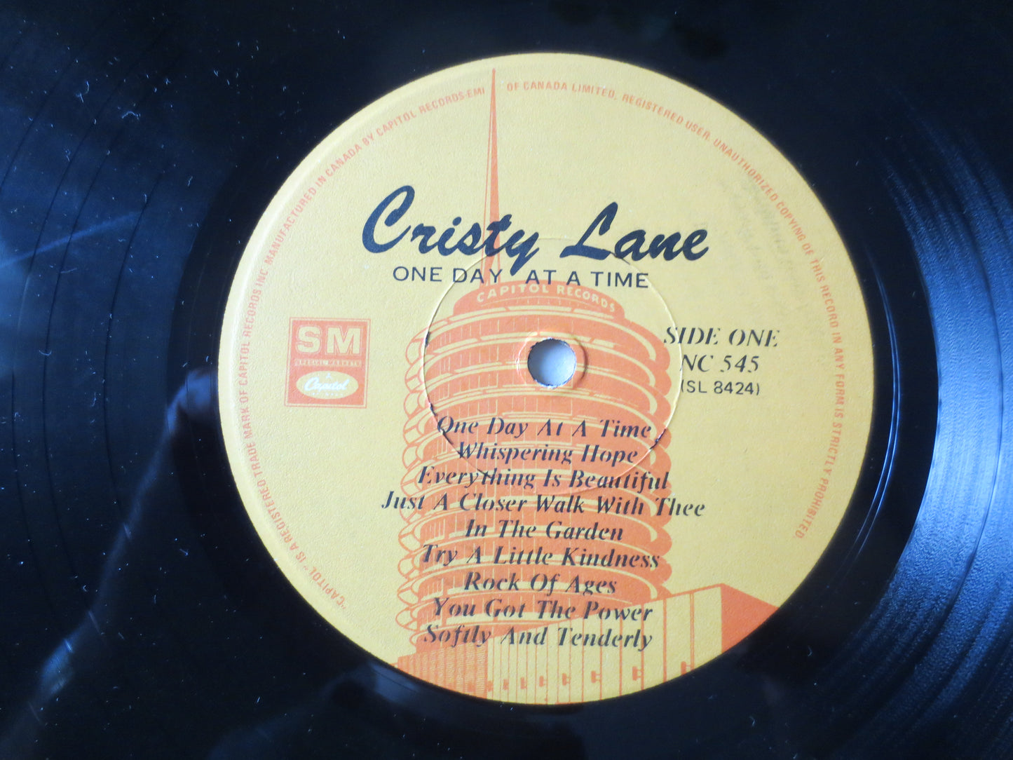 CRISTY LANE, One DAY at a Time, K-Tel Records, K-Tel Albums, Vinyl lp, K-Tel lps, Cristy Lane Albums, lps, 1982 Records