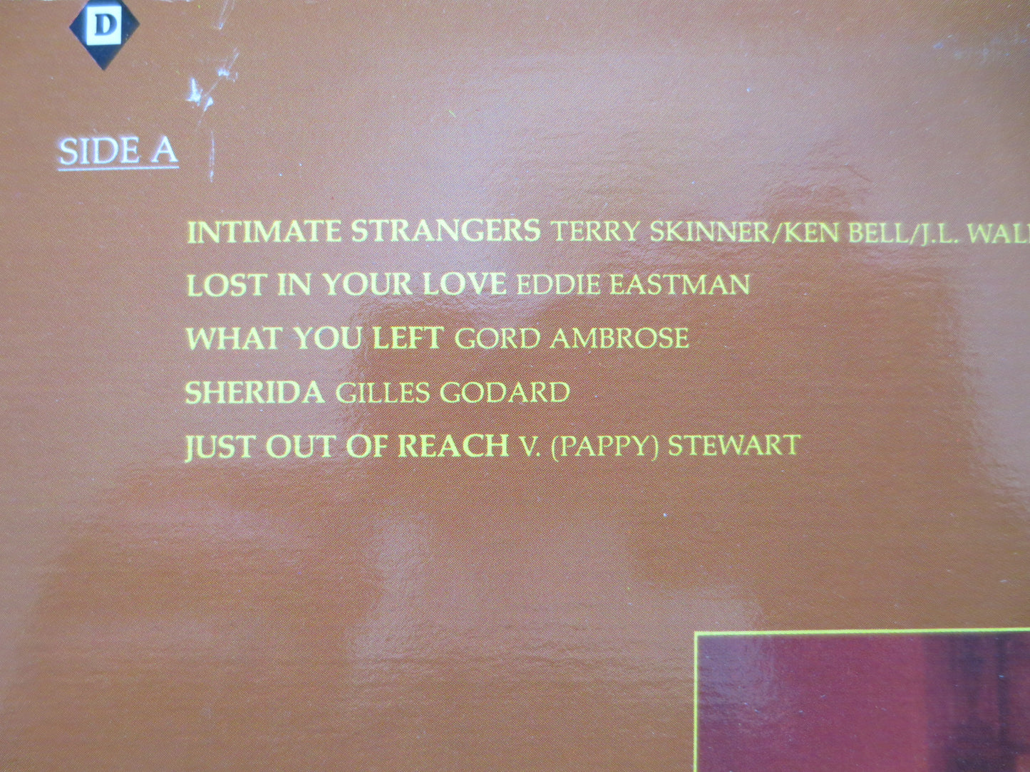 EDDIE EASTMAN, INTIMATE Strangers, Eddie Eastman Album, Eddie Eastman Vinyl, Eddie Eastman Lp, Vinyl, 1982 Records