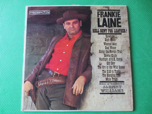 FRANKIE LAINE, HELL Bent for Leather, Frankie Laine Record, Vintage Vinyl, Frankie Laine lps, Vinyl Record, 1961 Records