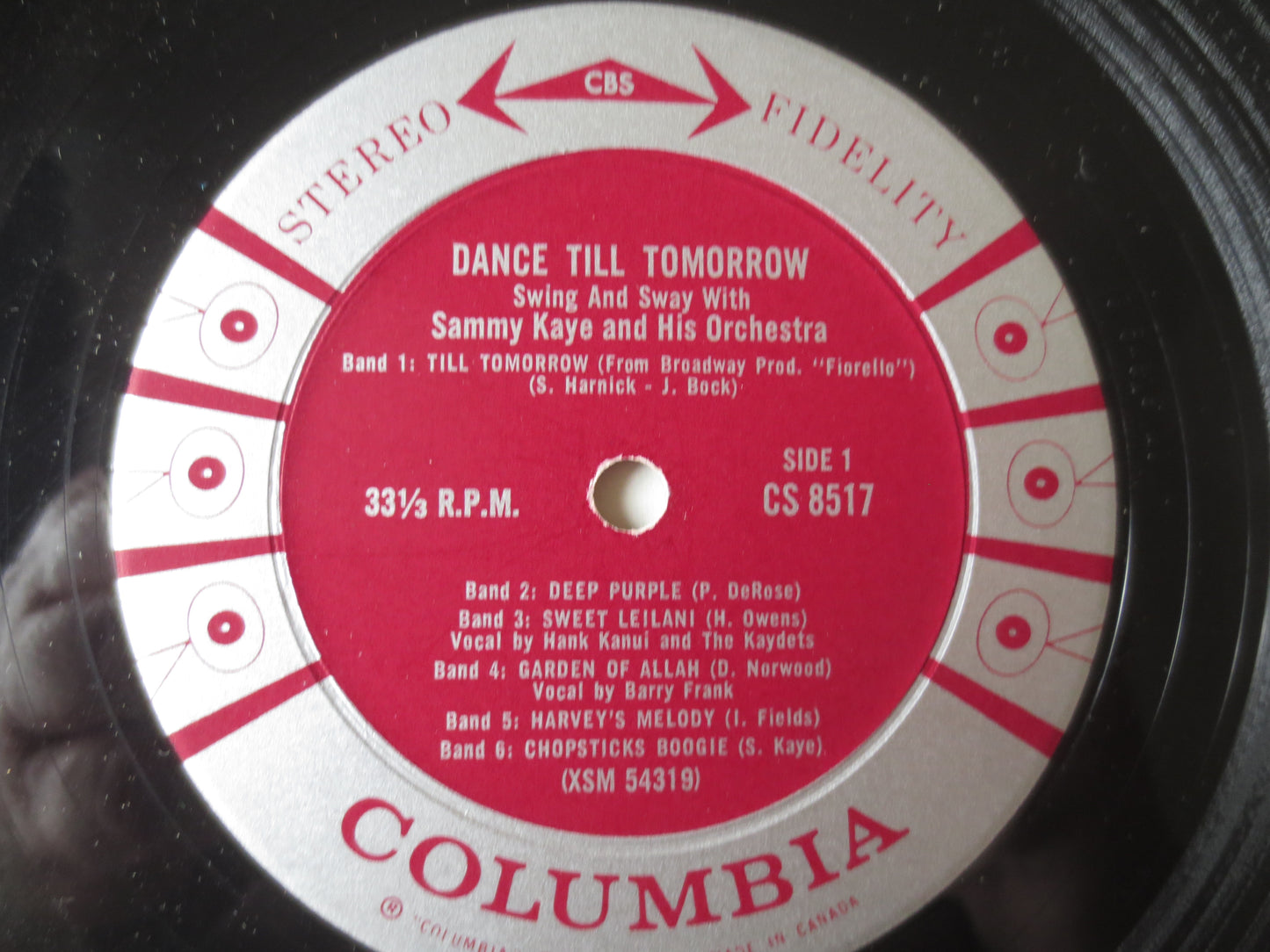 SAMMY KAYE, DANCE Till Tomorrow, Sammy Kaye Records, Sammy Kaye Albums, Swing Records, Vinyl, Vinyl Record, 1962 Records