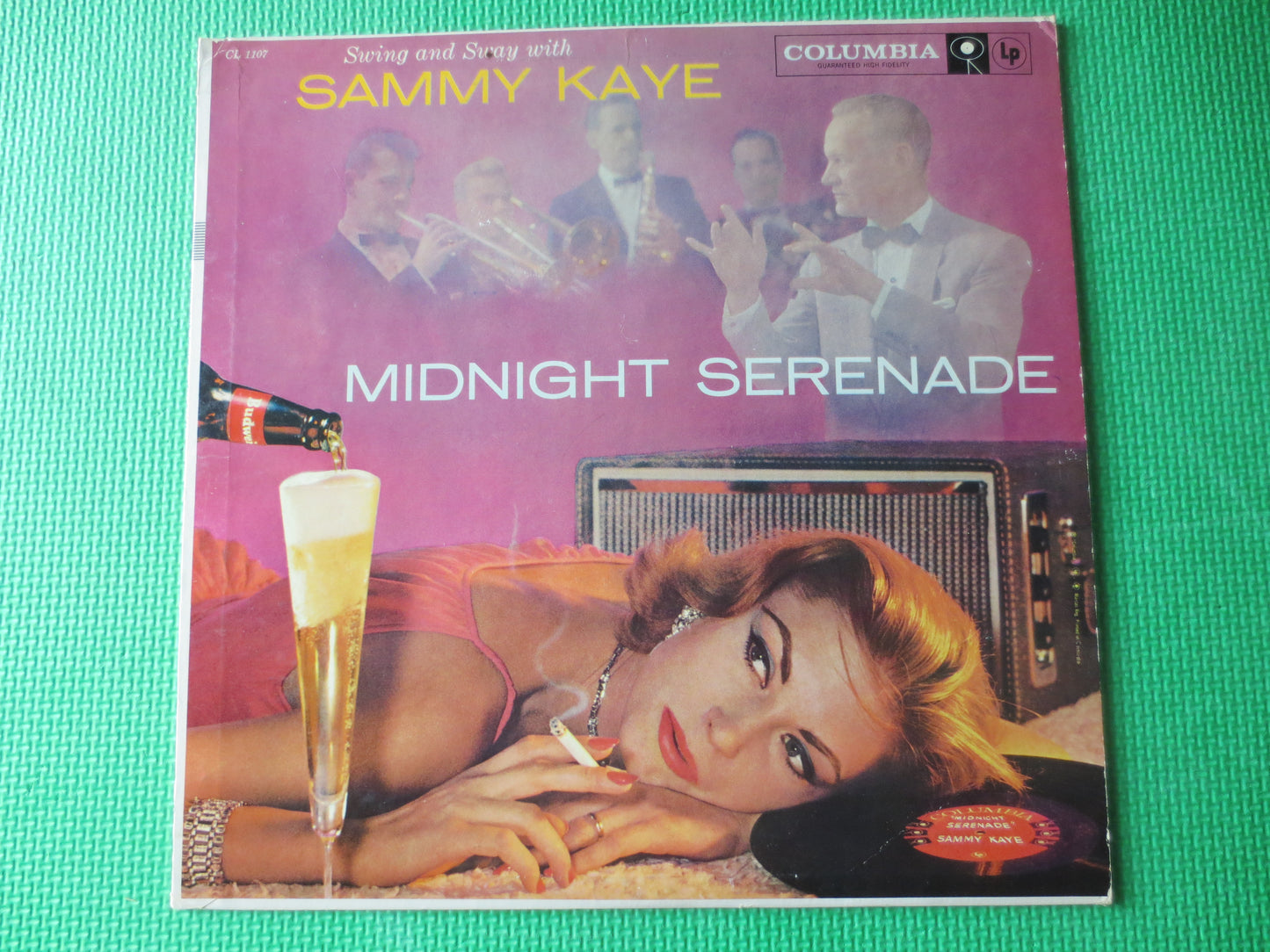 SAMMY KAYE, Midnight SERENADE, Sammy Kaye Records, Sammy Kaye Albums, Jazz Records, Sammy Kaye lps, Jazz lps, 1958 Records