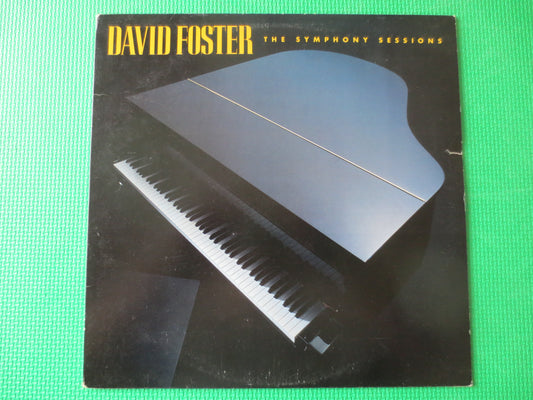 DAVID FOSTER, SYMPHONY Sessions, David Foster lps, Jazz Albums, Vintage Vinyl, Record Vinyl, Vinyl lps, lps, 1988 Records