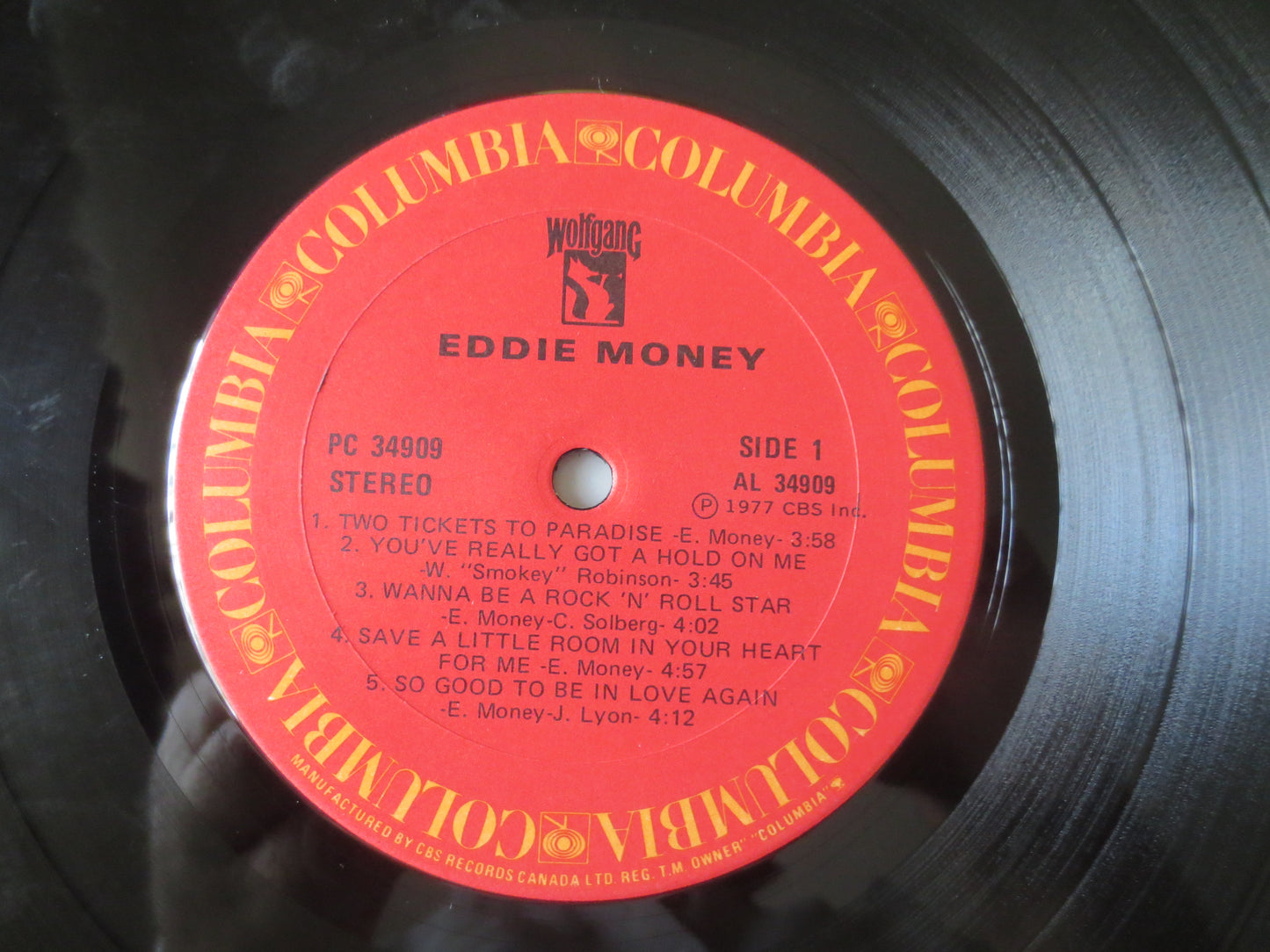 EDDIE MONEY, DEBUT Albums, Eddie Money Records, Classic Rock Album, Eddie Money Albums, Eddie Money lps, lps, 1977 Records