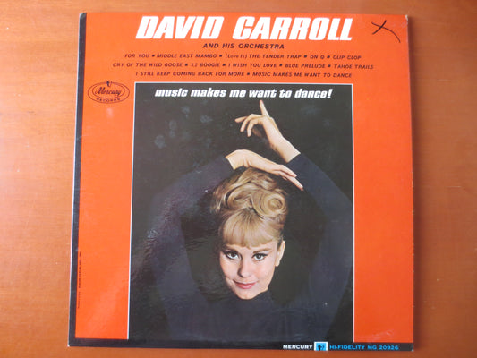 DAVID CARROLL, ORCHESTRA Records, David Carroll Albums, David Carroll Record, Vintage Vinyl, Vinyl Albums, Lp, 1964 Records