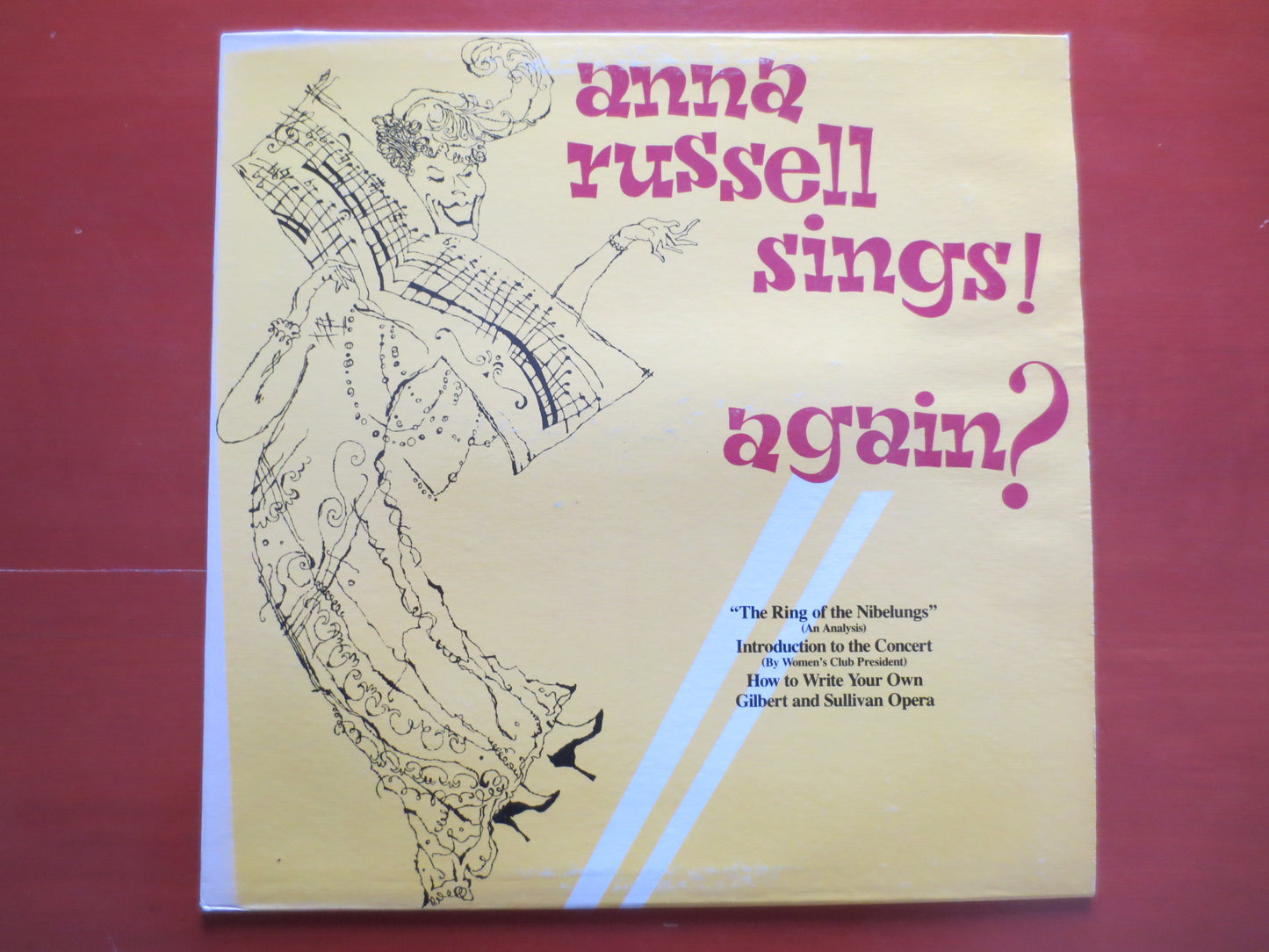 ANNA RUSSELL, ANNA Russell Record, Anna Russell Album, Anna Russell Vinyl, Record, Opera Record, Vinyl Album, 1953 Records