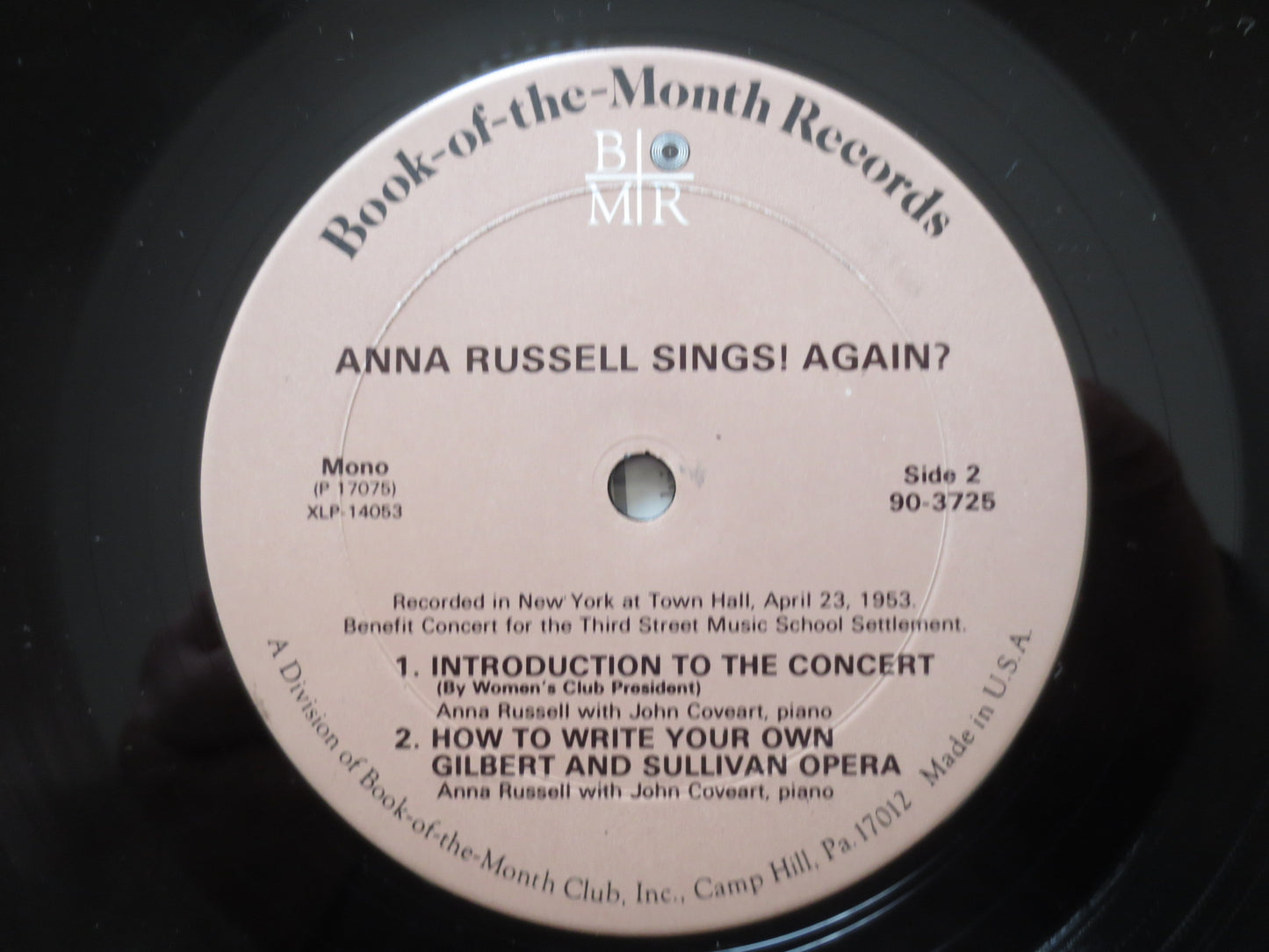 ANNA RUSSELL, ANNA Russell Record, Anna Russell Album, Anna Russell Vinyl, Record, Opera Record, Vinyl Album, 1953 Records