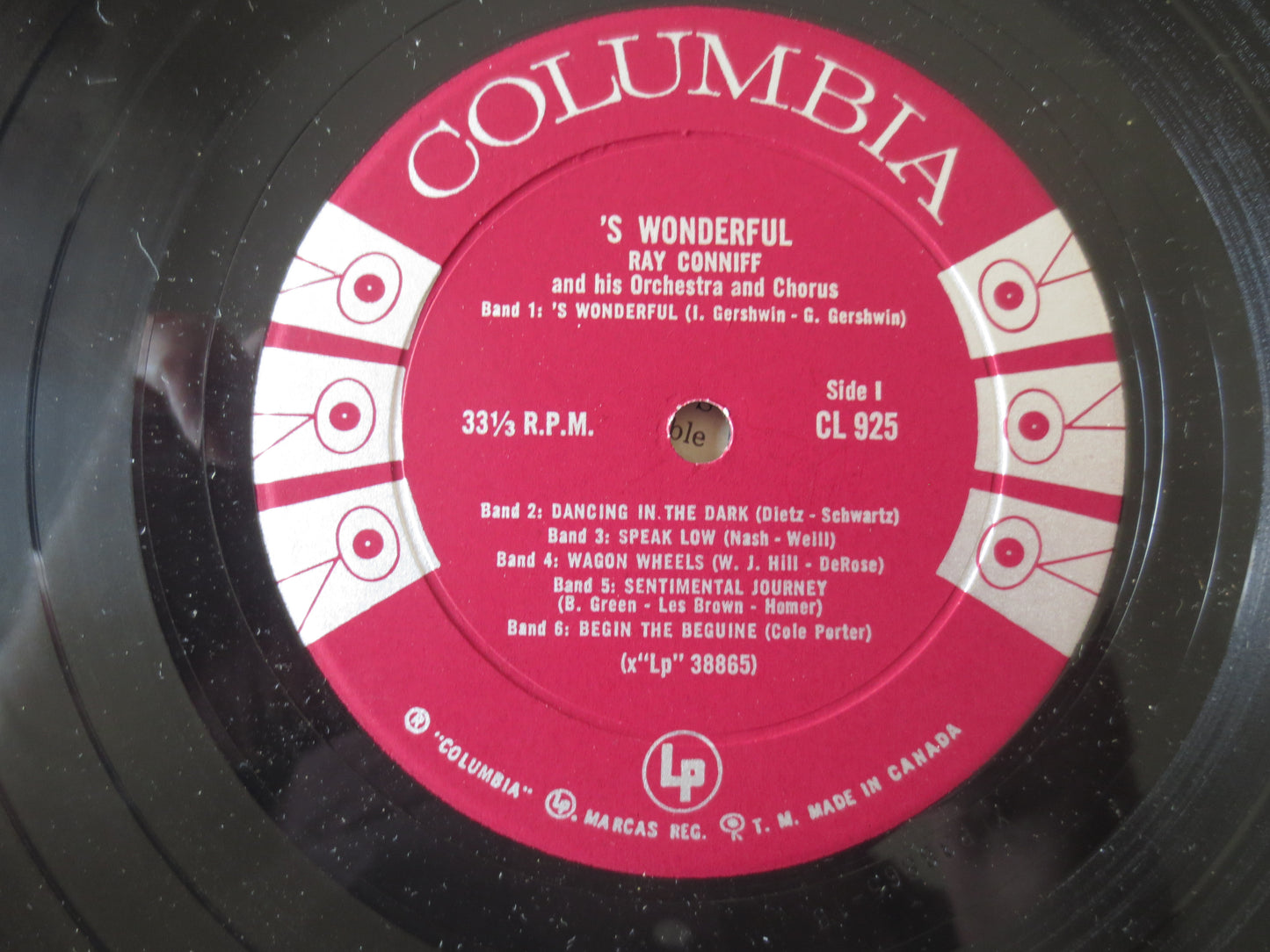 RAY CONNIFF, WONDERFUL, Ray Conniff Records, Ray Conniff Albums, Ray Conniff Music, Jazz Albums, Vinyl Record, 1956 Record