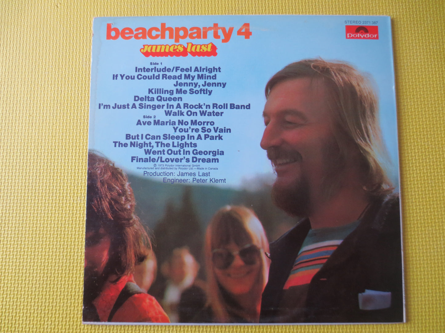 JAMES LAST, BEACHPARTY 4, James Last Records, James Last Albums, James Last Vinyl, Vinyl Records, Jazz Record, 1973 Records