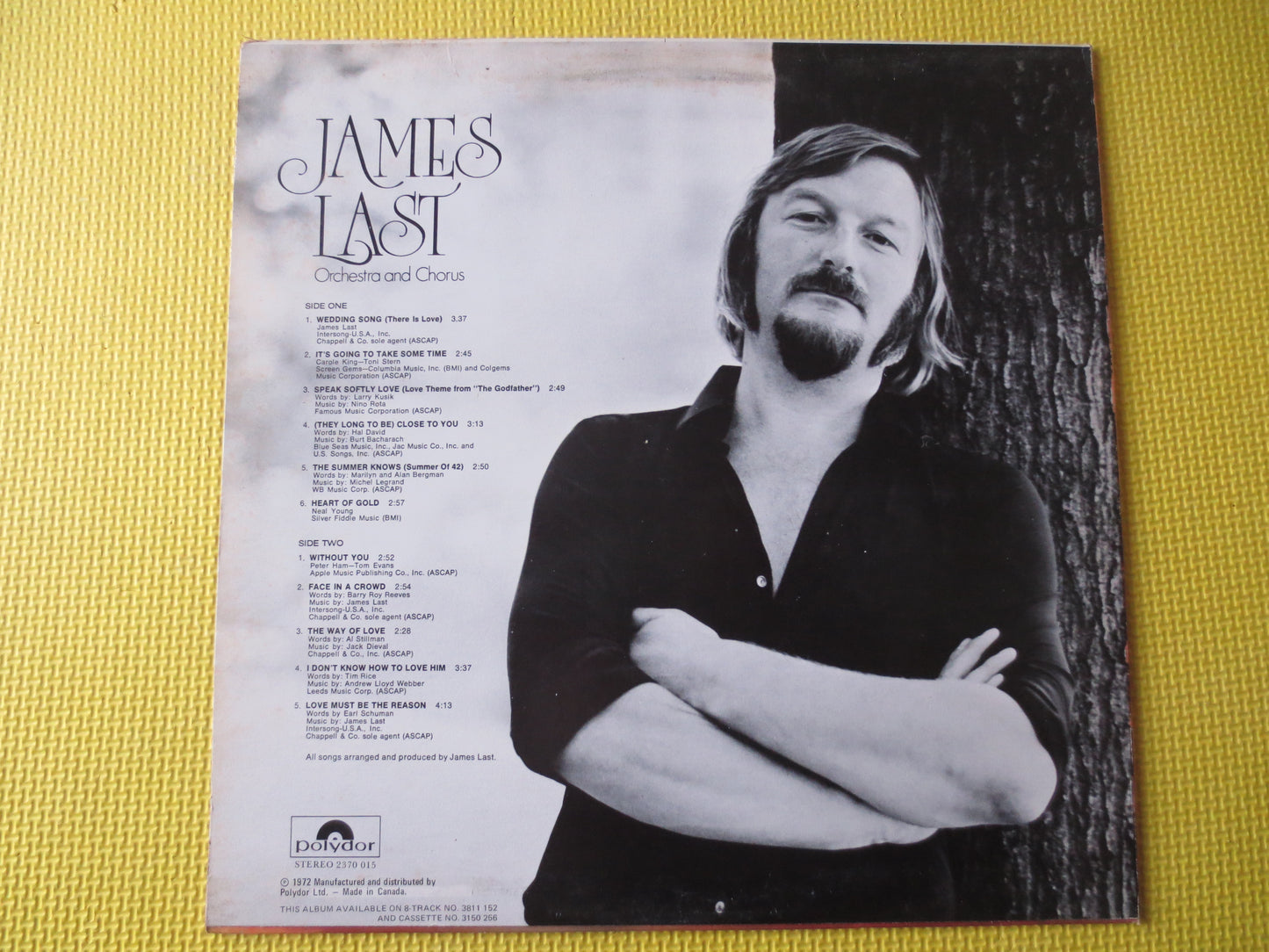 JAMES LAST, LOVE Must Be The Reason, James Last Records, James Last Albums, James Last Vinyl, Vinyl Records, 1972 Records