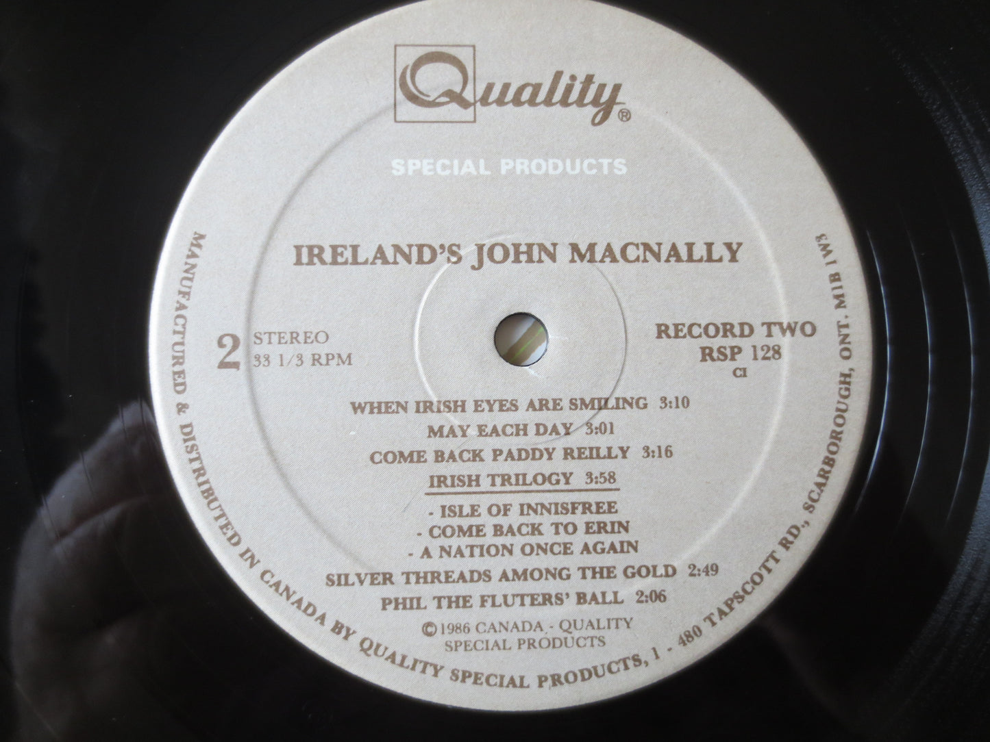 JOHN MACNALLY, IRELAND, Folk Music Record, Folk Albums, Vinyl lp, John MacNally Lps, John MacNally Album, lps, 1986 Records