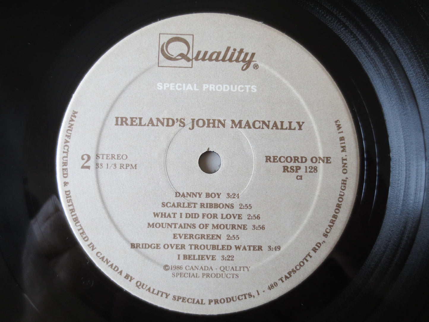 JOHN MACNALLY, IRELAND, Folk Music Record, Folk Albums, Vinyl lp, John MacNally Lps, John MacNally Album, lps, 1986 Records