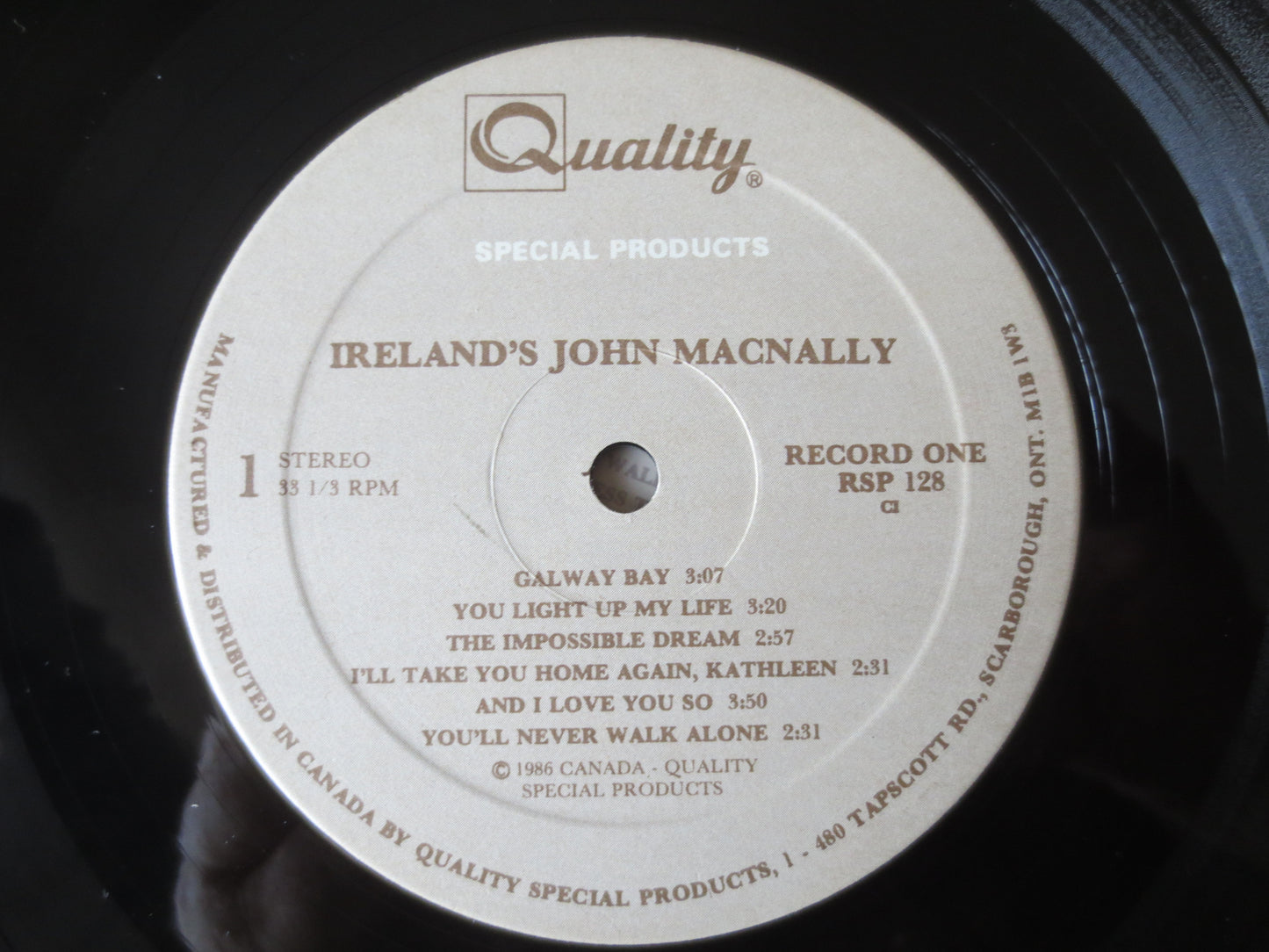 JOHN MACNALLY, IRELAND, Folk Music Record, Folk Albums, Vinyl lp, John MacNally Lps, John MacNally Album, lps, 1986 Records