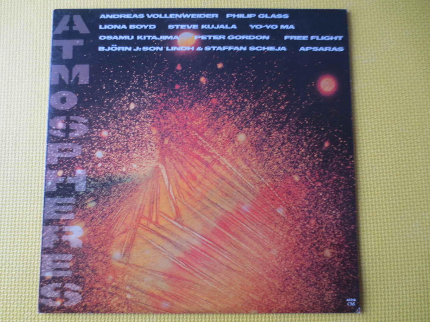 ATMOSPHERES, Philip Glass Lp, Yo-Yo Ma Records, Liona Boyd Album, Free Flight Lp, Jazz Records, Jazz Albums, 1987 Records