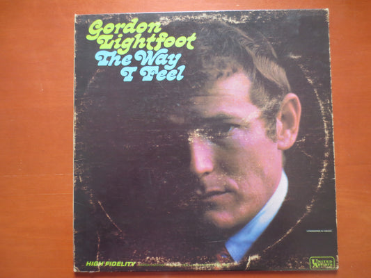 GORDON LIGHTFOOT, The WAY I Feel, Country Record, Vintage Vinyl, Record Vinyl, Records, Vinyl Record, Vinyl, 1967 Records