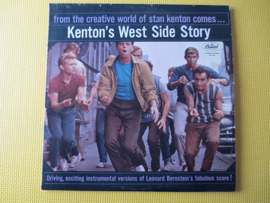 STAN KENTON, WEST Side Story, Stan Kenton Records, Stan Kenton Albums, Stan Kenton Lp, Jazz Lps, Vinyl Lp, Lp, 1961 Records