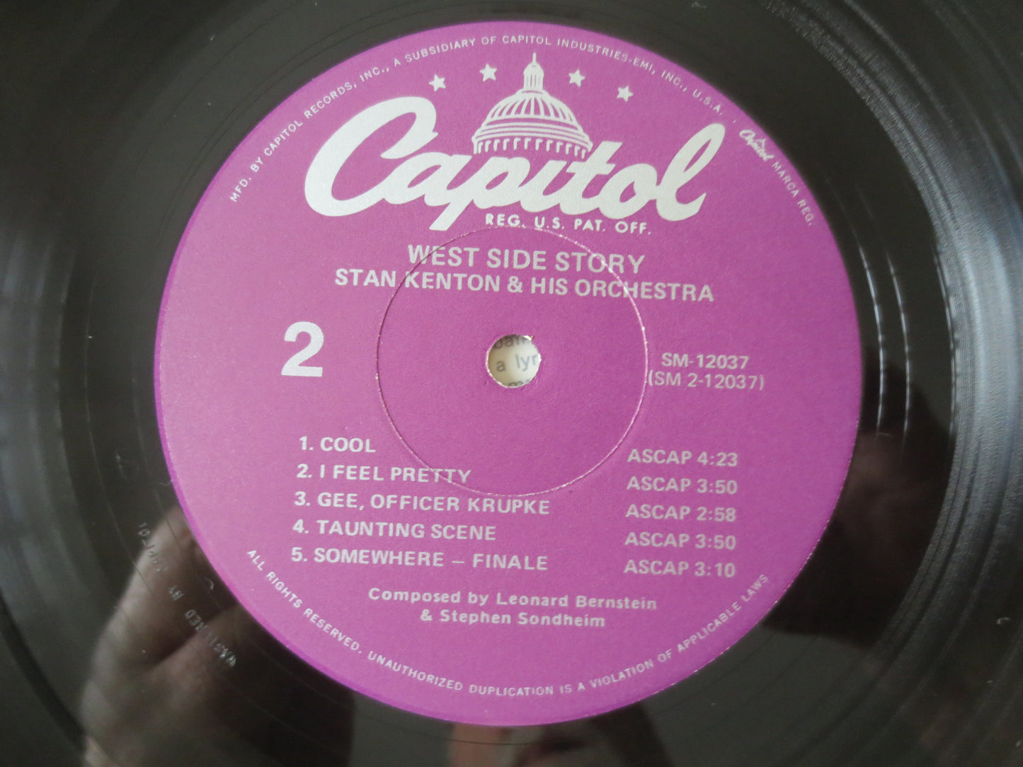 STAN KENTON, WEST Side Story, Stan Kenton Records, Stan Kenton Albums, Stan Kenton Lp, Jazz Lps, Vinyl Lp, Lp, 1961 Records