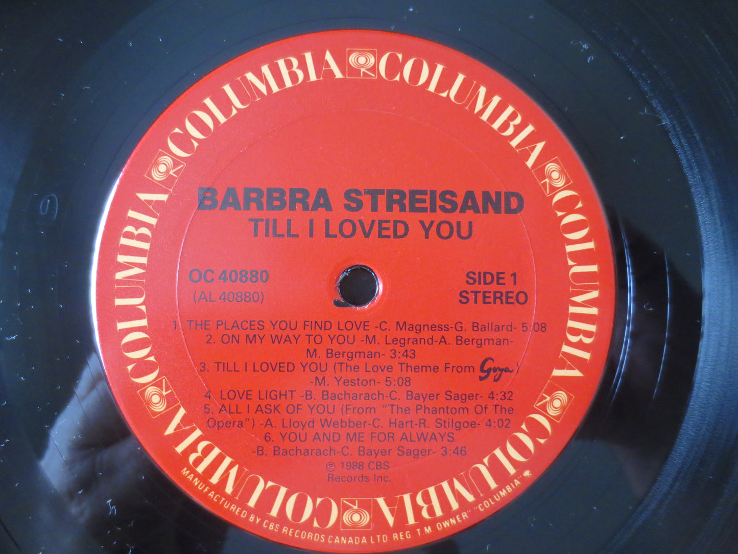 BARBRA STREISAND, Till I LOVED You, Vinyl Records, Barbra Streisand Lp, Jazz Record, Vinyl Albums, Pop Music, 1988 Records