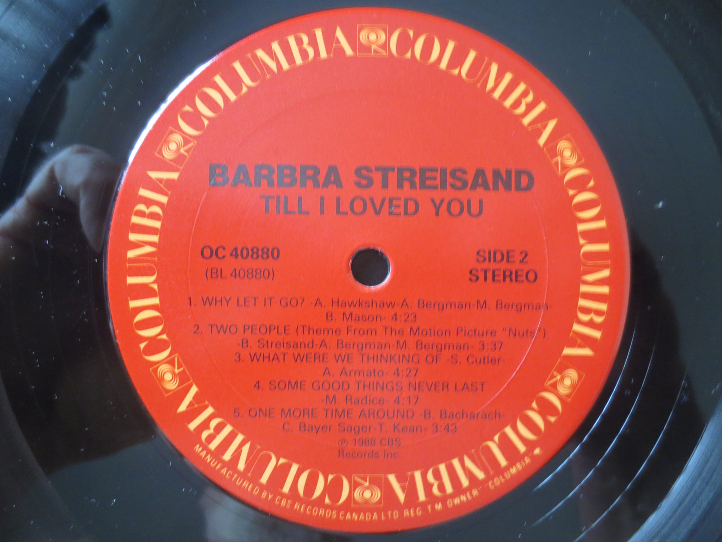 BARBRA STREISAND, Till I LOVED You, Vinyl Records, Barbra Streisand Lp, Jazz Record, Vinyl Albums, Pop Music, 1988 Records