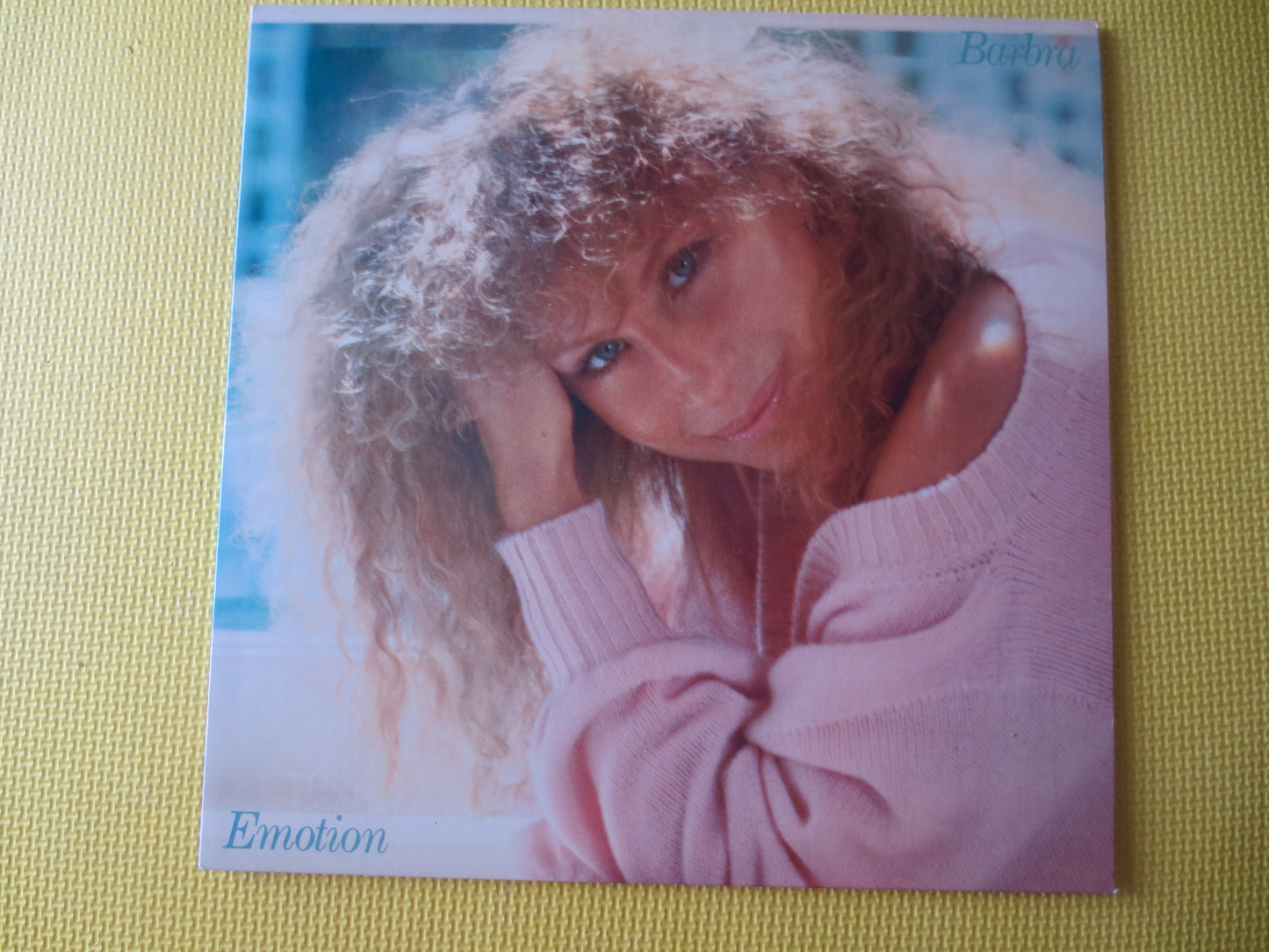 BARBRA STREISAND, EMOTION, Vinyl Records, Records, Barbra Streisand Lp, Jazz Record, Vinyl Albums, Pop Music, 1984 Records