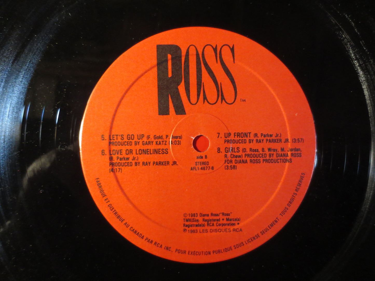 DIANA ROSS, ROSS, Pop Record, Diana Ross Record, Vinyl Record, Diana Ross Album, Record Vinyl, Vinyl Album, 1983 Records