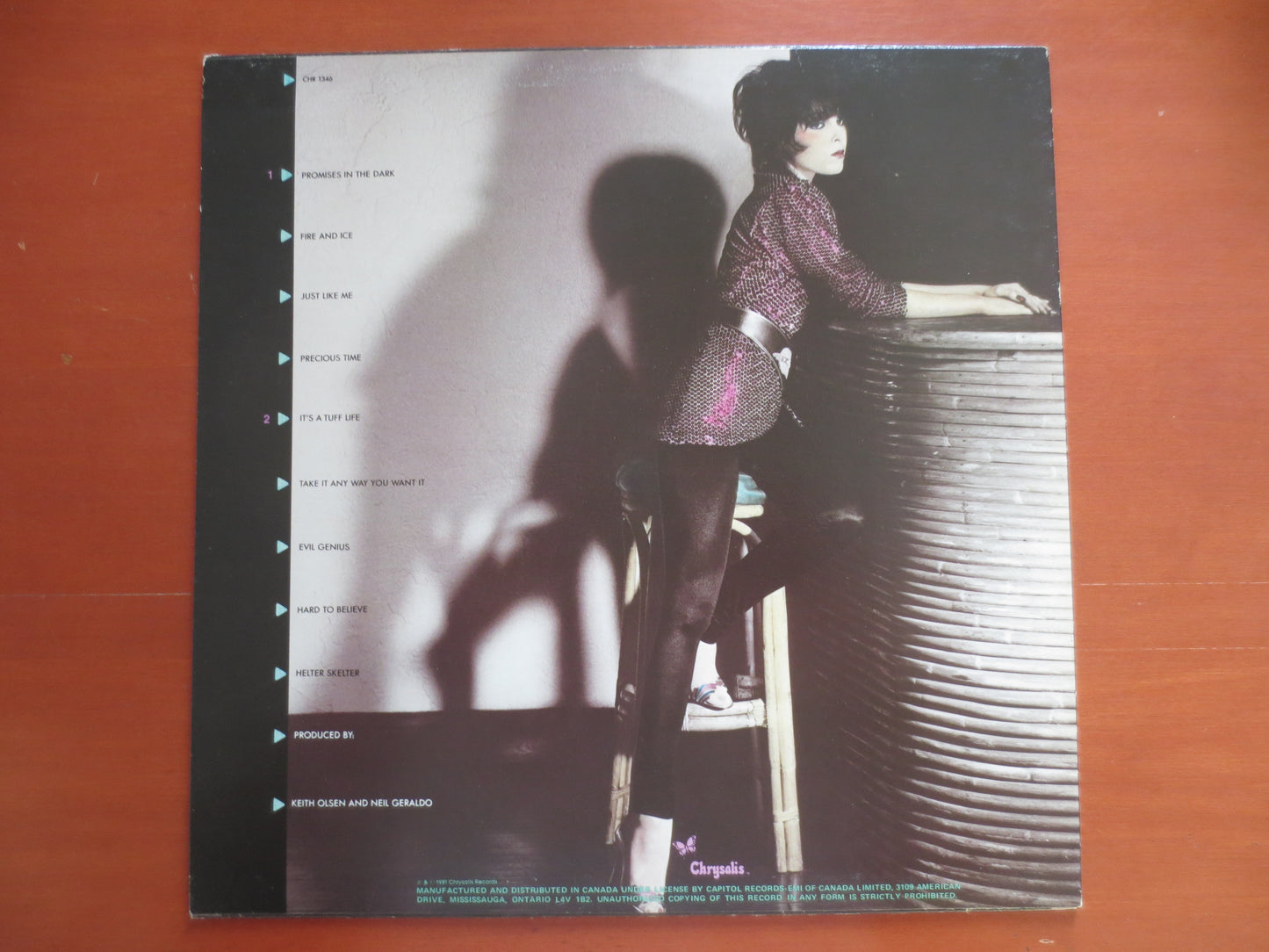 PAT BENATAR, PRECIOUS Time, Rock Lp, Pat Benatar Record, Pat Benatar Album, Pat Benatar Lp, Lps, Vinyl Album, 1981 Records