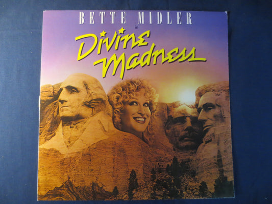 BETTE MIDLER, DIVINE Madness, Bette Midler Record, Bette Midler Album, Bette Midler Lp, Vinyl Record, Vinyl, 1980 Records