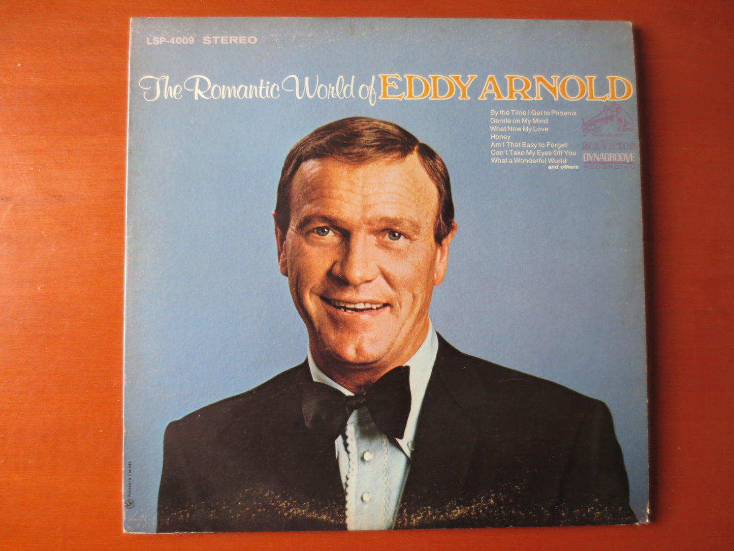 EDDY ARNOLD, ROMANTIC World, Eddy Arnold Album, Eddy Arnold Vinyl, Eddy Arnold Lp, Vintage Vinyl, Lps, 1968 Albums