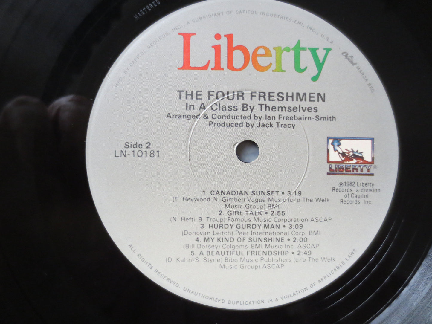 The FOUR FRESHMEN, In A CLASS by Themselves, Freshmen Records, Freshmen Album, Jazz Records, Jazz Albums, Lps, 1982 Records