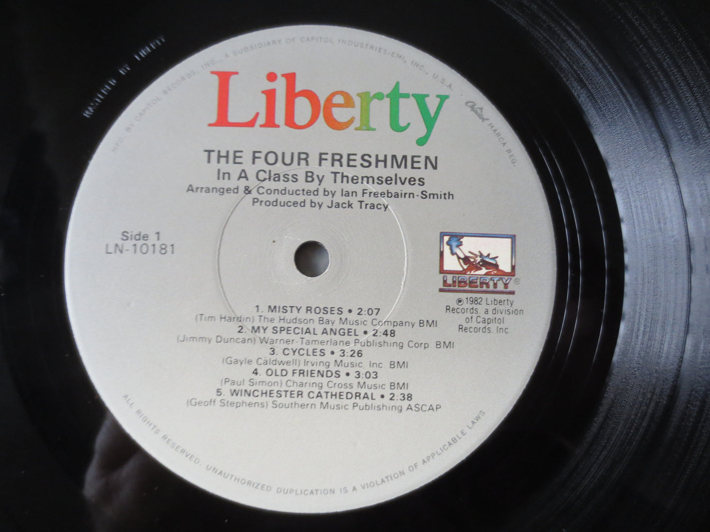 The FOUR FRESHMEN, In A CLASS by Themselves, Freshmen Records, Freshmen Album, Jazz Records, Jazz Albums, Lps, 1982 Records