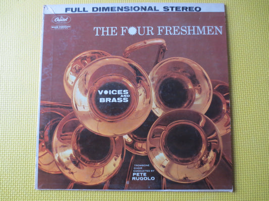 The FOUR FRESHMEN, VOICES and Brass, Freshmen Records, Freshmen Album, Freshmen Lp, Jazz Records, Jazz Albums, 1960 Records