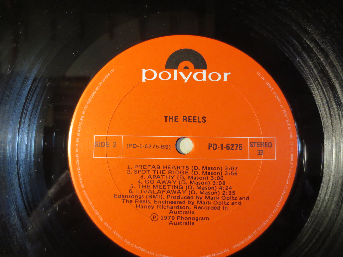 The REELS, NEW WAVE Records, Rock Record, The Reels Record, The Reels Album, Vinyl Record, The Reels Lp, Lps, 1979 Records