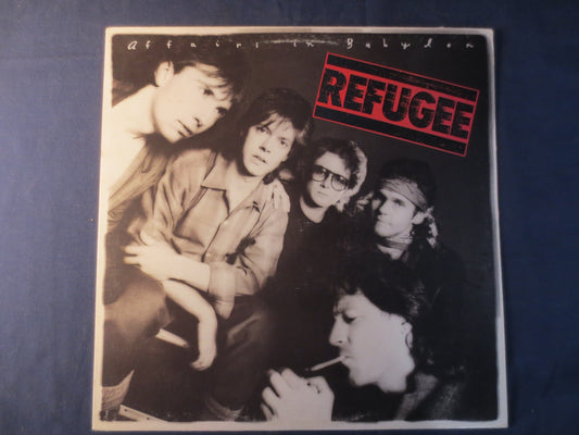 REFUGEE, AFFAIRS in BABYLON, Refugee Record, Refugee Album, Refugee Lp, Rock Record, Vinyl Record, Rock Lps, 1985 Records