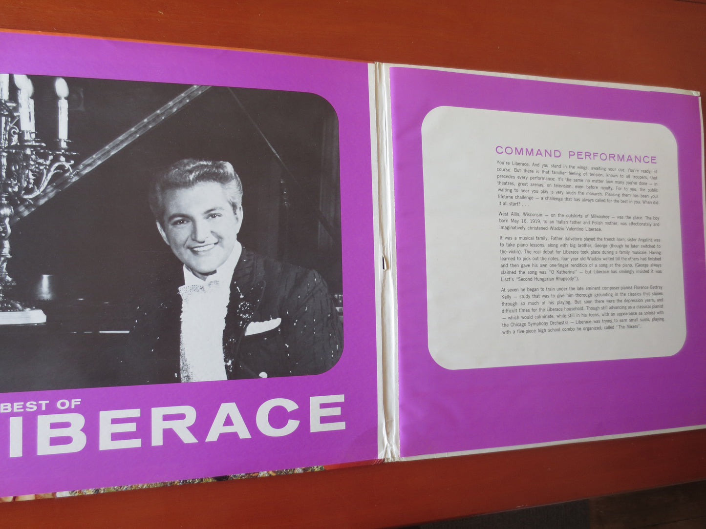 LIBERACE, BEST of LIBERACE, 2 Records, Liberace Albums, Liberace Vinyl, Liberace Lp, Classical Albums, Vinyl, 1965 Records