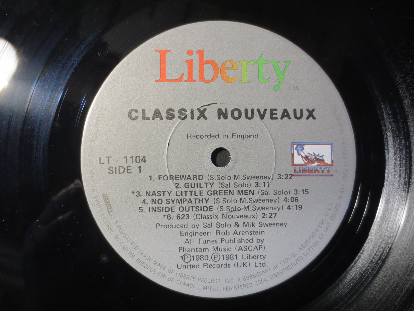 CLASSIX NOUVEAUX, Rock Record, Pop Record, Vinyl Record, Record Vinyl, Vinyl Album, 1981 Records, Records, Vinyl Records