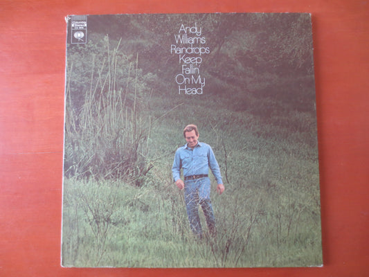 ANDY WILLIAMS, RAINDROPS, Andy Williams Albums, Andy Williams Vinyl, Vintage Vinyl, Jazz Albums, Vinyl Lps, 1969 Records