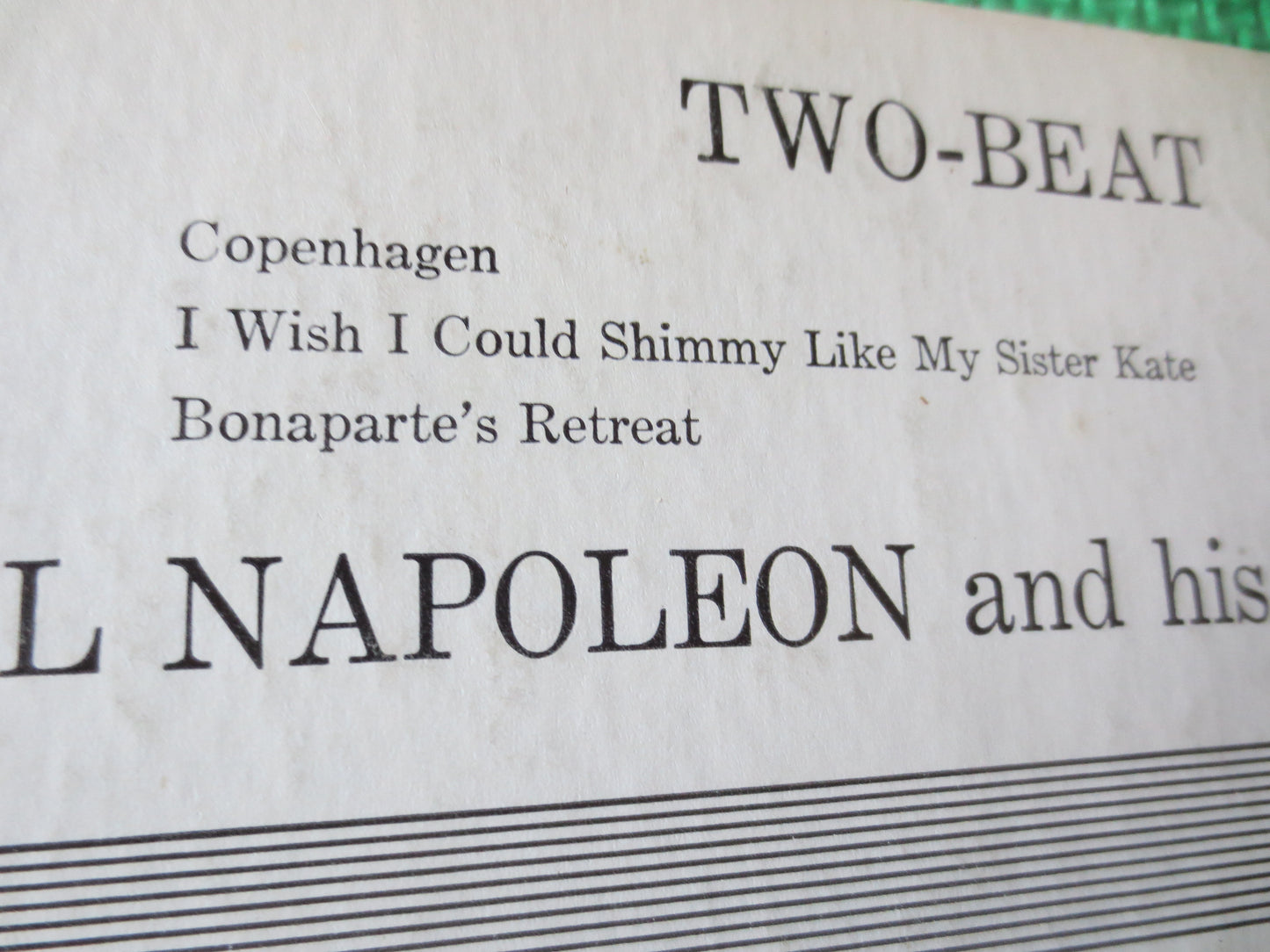 PHIL NAPOLEON and His MEMPHIS Five, Two Beat, Jazz Records, Dixieland Records, Jazz Lps, Jazz Albums, lps, 1955 Records