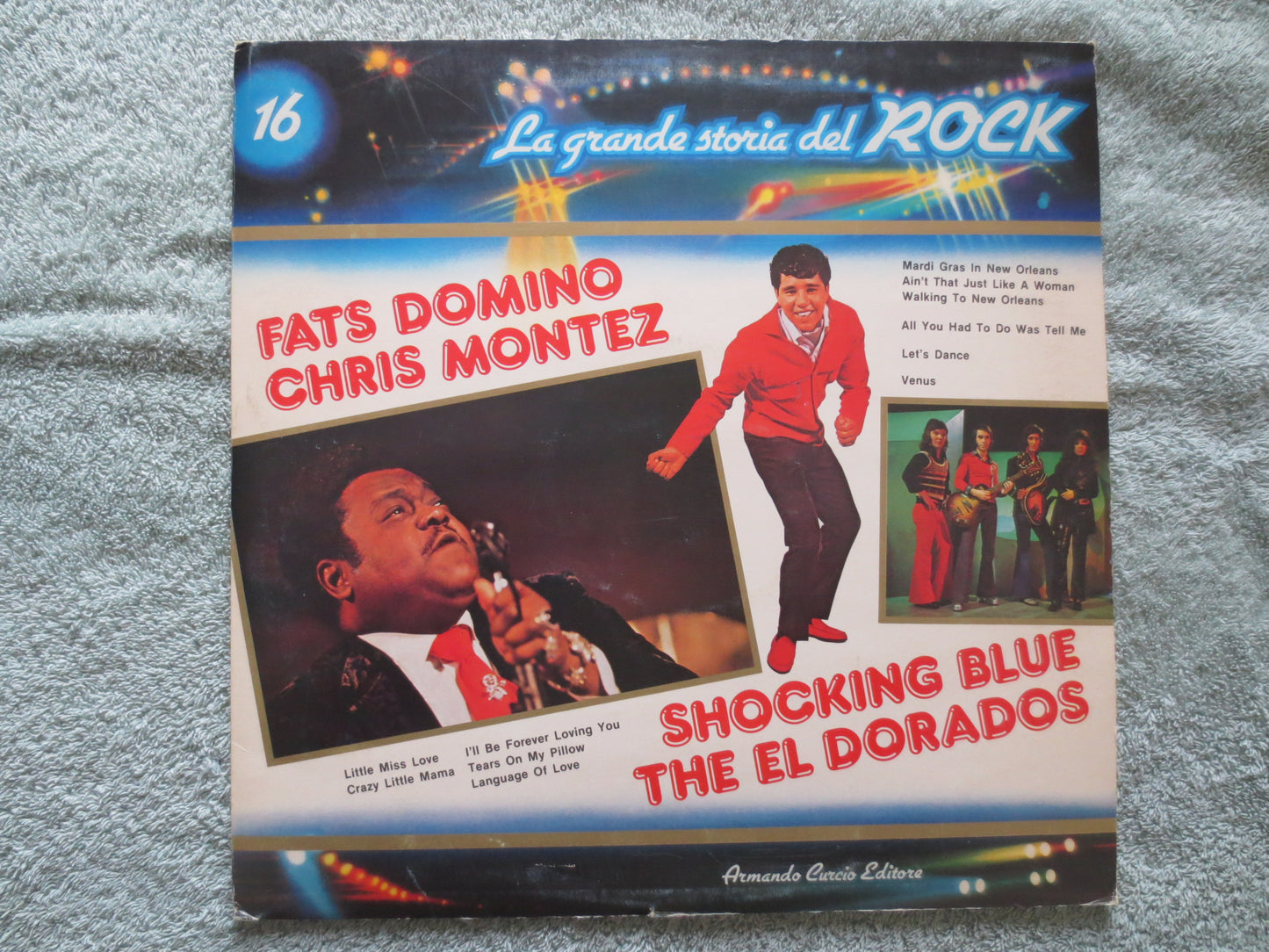 La Grande Storia Del Rock, FATS DOMINO Album, SHOCKING Blue Album, Chris Montez Album, El Dorados Album, Lps, 1981 Records