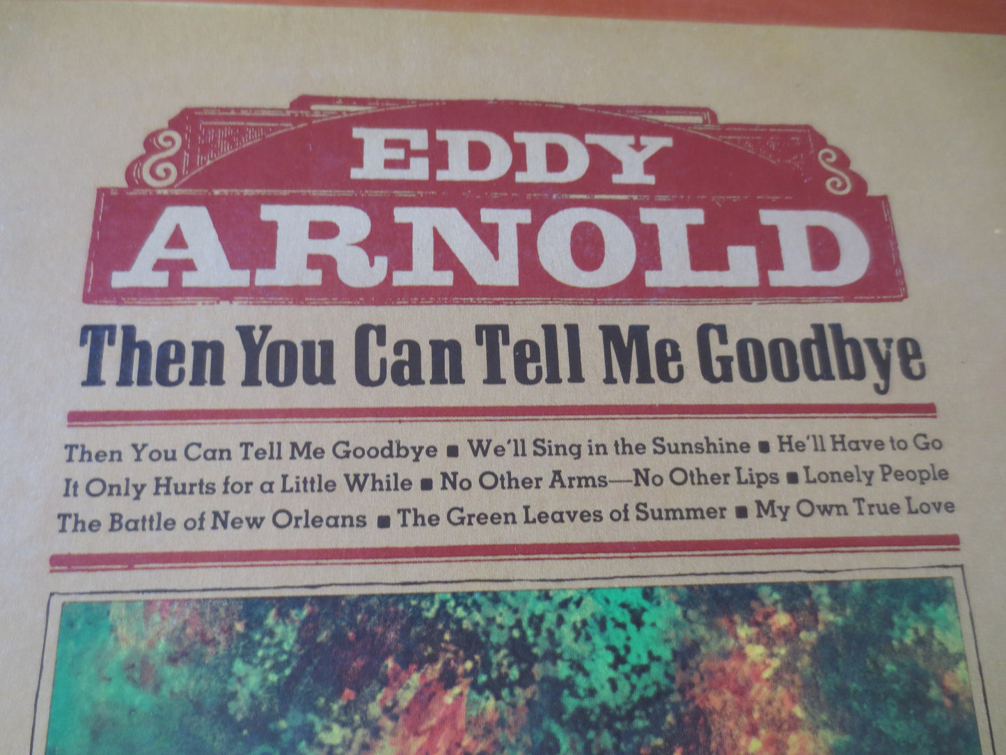 EDDY ARNOLD, Then You Can TELL Me Goodbye, Eddy Arnold Album, Eddy Arnold Record, Eddy Arnold Lp, Lps, Vinyl, 1971 Albums