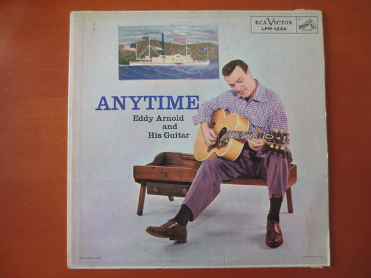 EDDY ARNOLD, ANYTIME, Eddy Arnold Album, Eddy Arnold Record, Eddy Arnold Lp, Vinyl Records, Lps, Vintage Vinyl, 1956 Albums