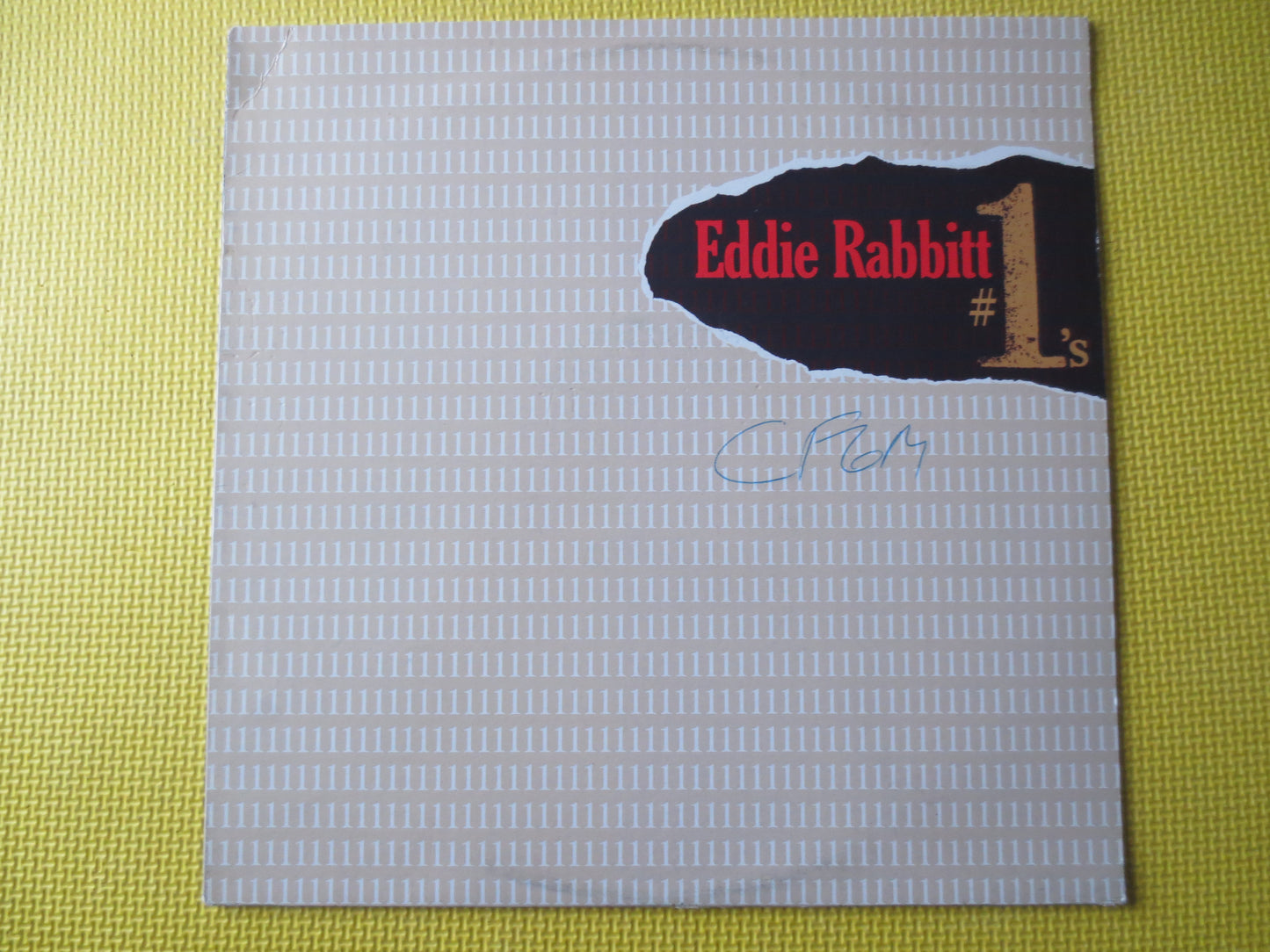 EDDIE RABBITT, Number ONE's, Eddie Rabbitt Record, Country Records, Eddie Rabbitt Album, Eddie Rabbitt Lp, Lp, 1985 Records