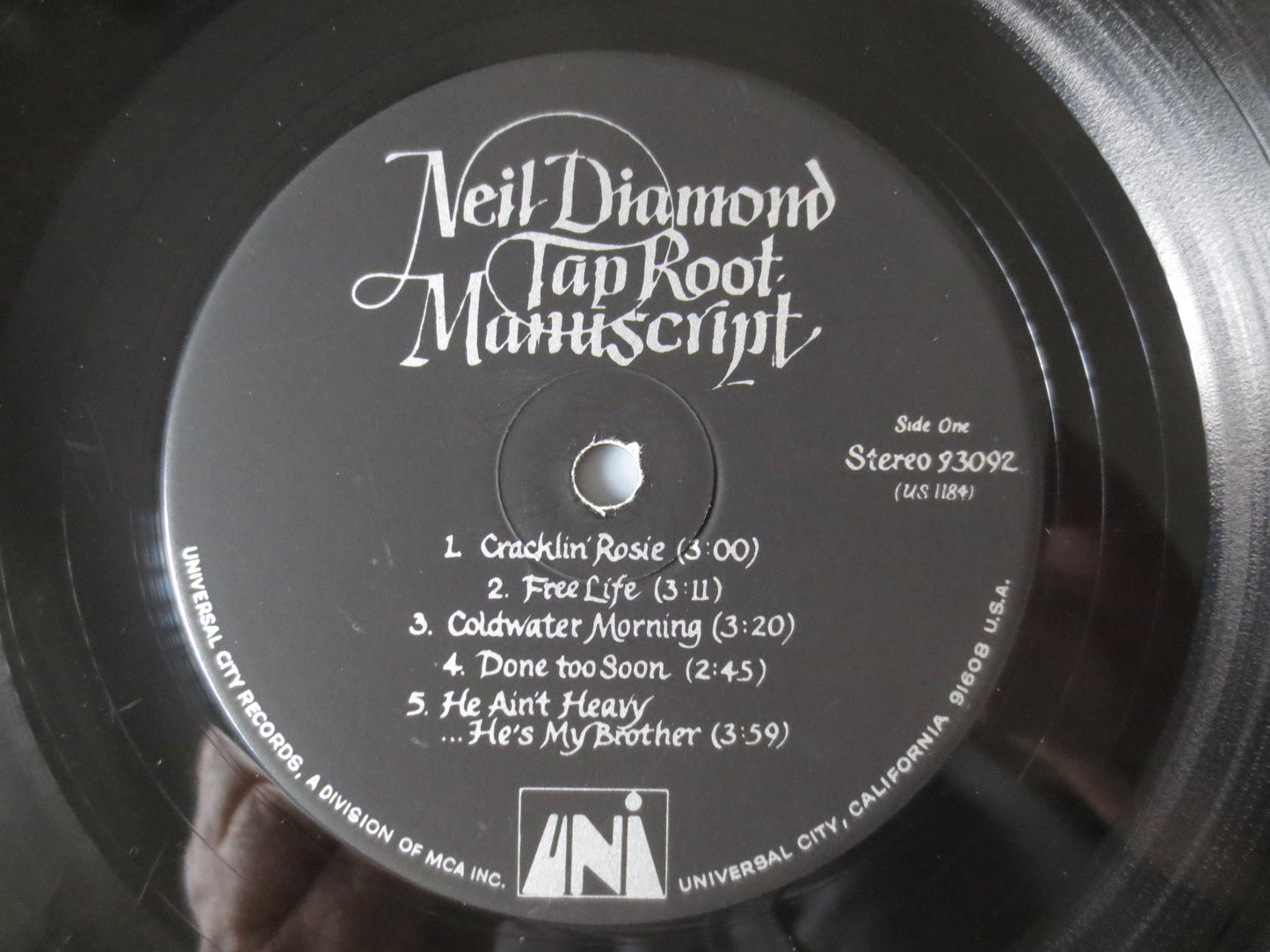 NEIL DIAMOND, Tap Root MANUSCRIPT, Record Vinyl, Records, Vinyl Records, Vinyl Albums, Neil Diamond Vinyl, lp, 1970 Records