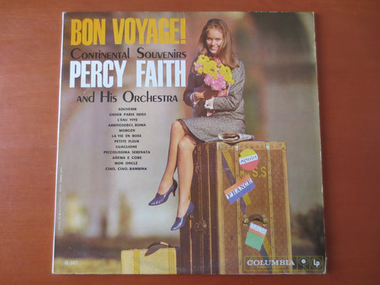 PERCY FAITH, Bon VOYAGE, Percy Faith Album, Percy Faith Vinyl, Percy Faith Music, Jazz Lp, Lps, Vinyl, 1960 Record