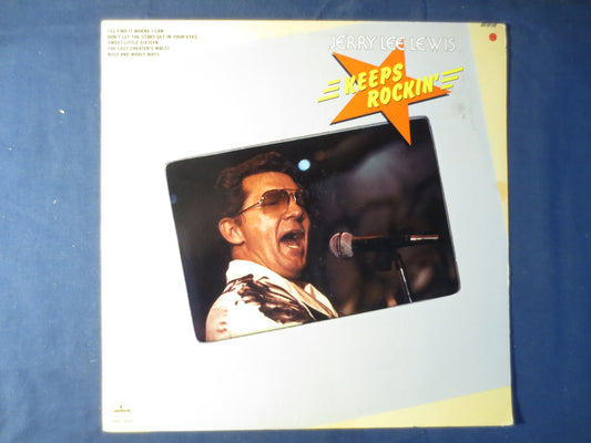 JERRY LEE LEWIS, Keeps Rockin', Rock Records, Vintage Vinyl, Records, Vinyl Records, Record Vinyl, Vinyl Lps, 1978 Records