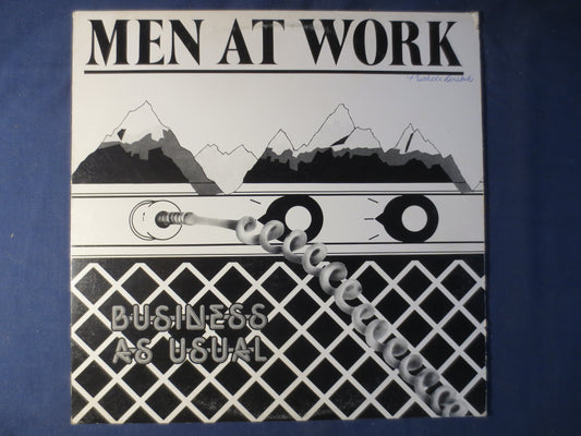 MEN at WORK, BUSINESS as Usual, Men At Work Lps, Men At Work Record, Rock Record, Rock lp, Men At Work Albums, 1981 Records