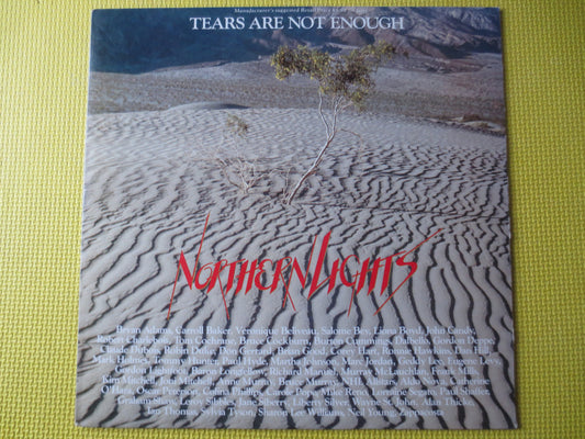 TEARS Are Not Enough, NORTHERN LIGHTS, Bryan Adams Records, Corey Hart Album, Vinyl Record, Rock Record, Lps, 1985 Records