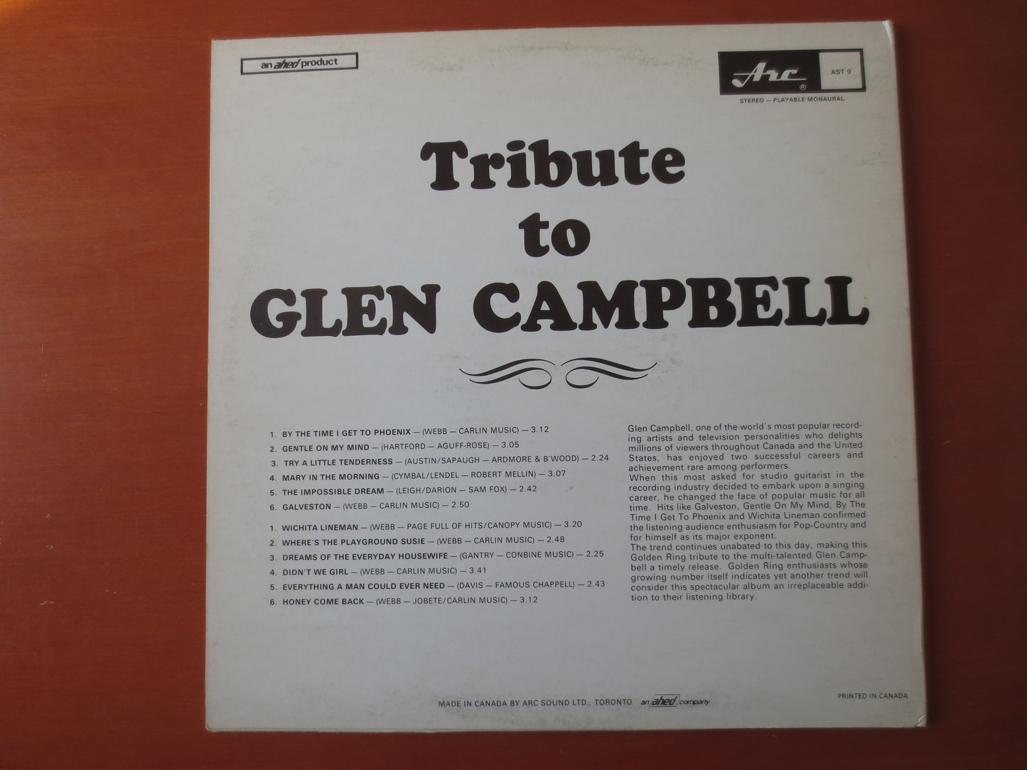 The GOLDEN RING, GLEN Campbell, Country Records, Country Music, Vintage Vinyl, Record Vinyl, Lps, Vinyl Albums, 1968 Record