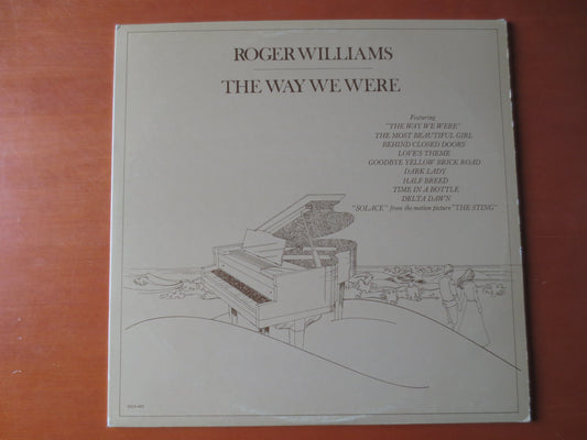 ROGER WILLIAMS, The Way We Were, Roger Williams Album, Roger Williams Music, Vintage Vinyl, Vinyl Records, Lp, 1974 Records