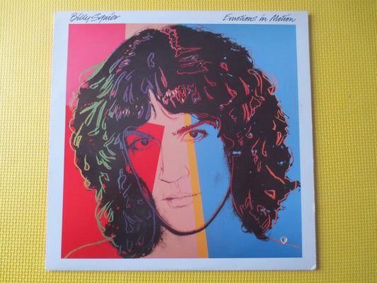 BILLY SQUIER, EMOTIONS in Motion, Billy Squier Album, Billy Squier Lp, Billy Squier Record, Rock Albums, lps, 1982 Records