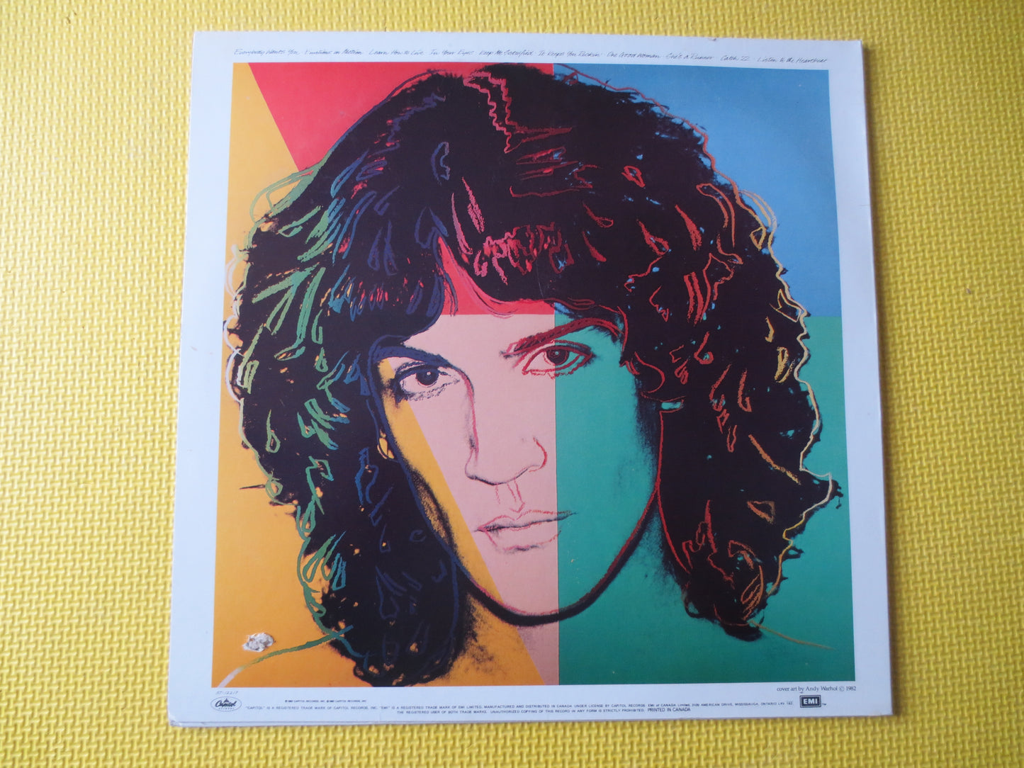 BILLY SQUIER, EMOTIONS in Motion, Billy Squier Album, Billy Squier Lp, Billy Squier Record, Rock Albums, lps, 1982 Records