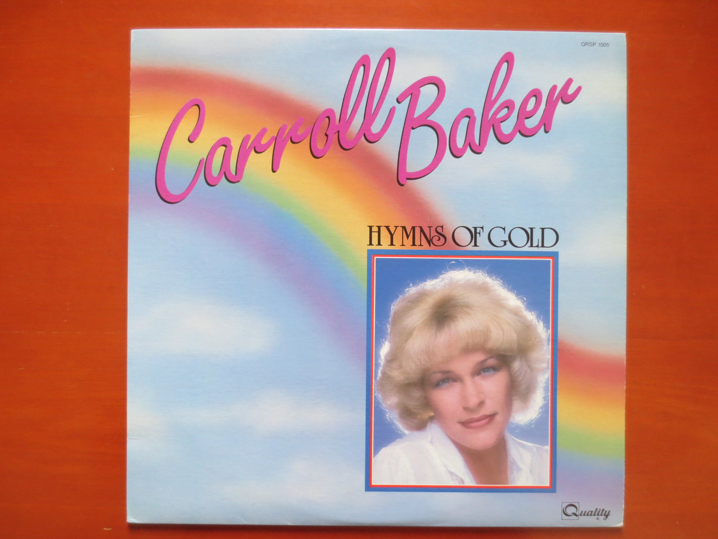 CARROLL BAKER,  Hymns of GOLD, Carroll Baker Record, Carroll Baker Album, Country Records, Carroll Baker Lp, 1985 Records